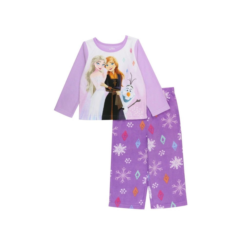 Frozen Toddler Girls Frozen 2 Top and Bottoms 2 Pc Pajama Set - Purple - Size 2T